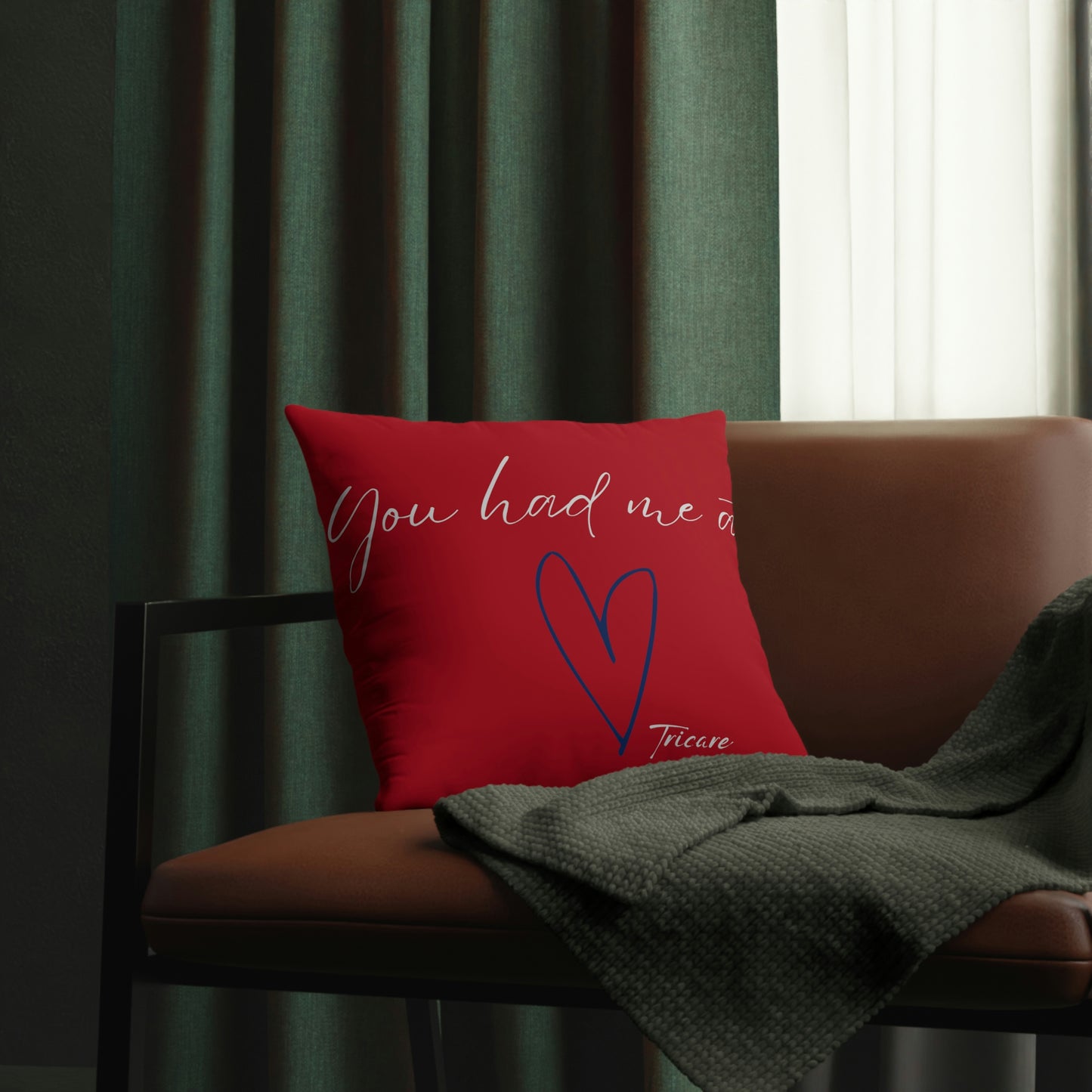 You had me at Tricare <3 RWB Pillow